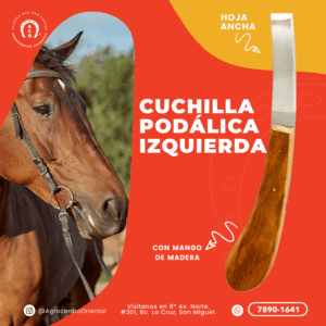 Cuchilla podálica izquierda