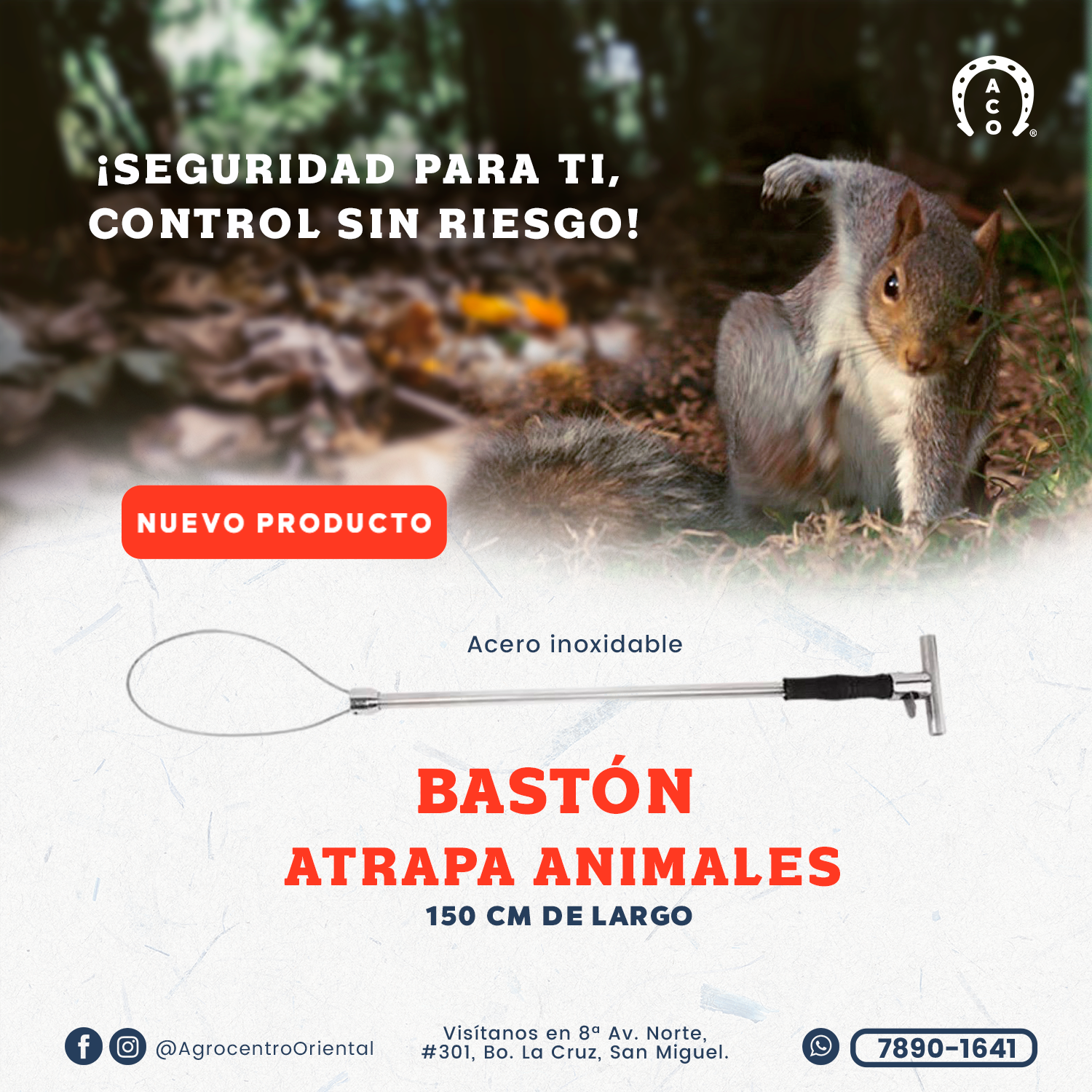 BASTON ATRAPA ANIMALES