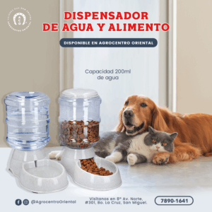 DISPENSADOR DE AGUA Y ALIMENTOS