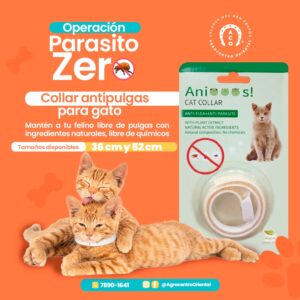 Collar antipulgas para gato