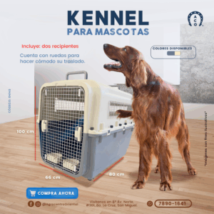 kennel con agarradera