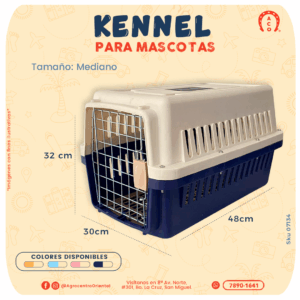 Kennel con puerta anclada