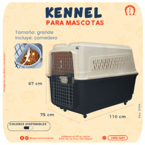 KENNEL PARA MASCOTA GRANDE 110*67*75